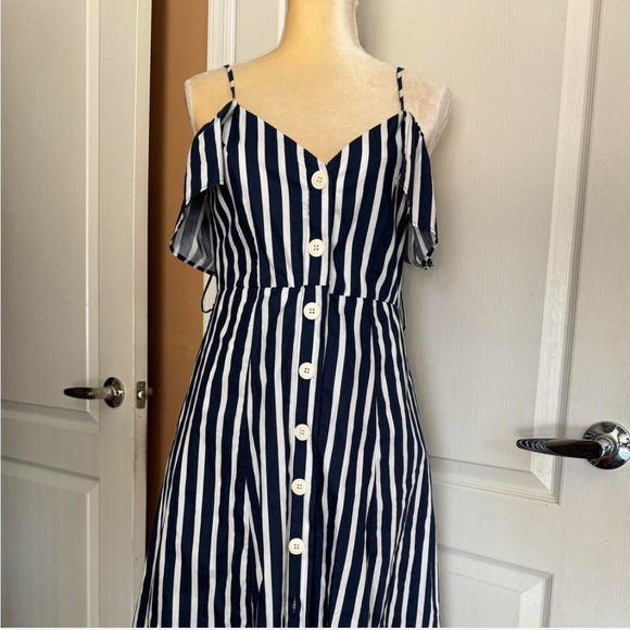 ZARA STRIPED DRESS - Picture 6 of 7